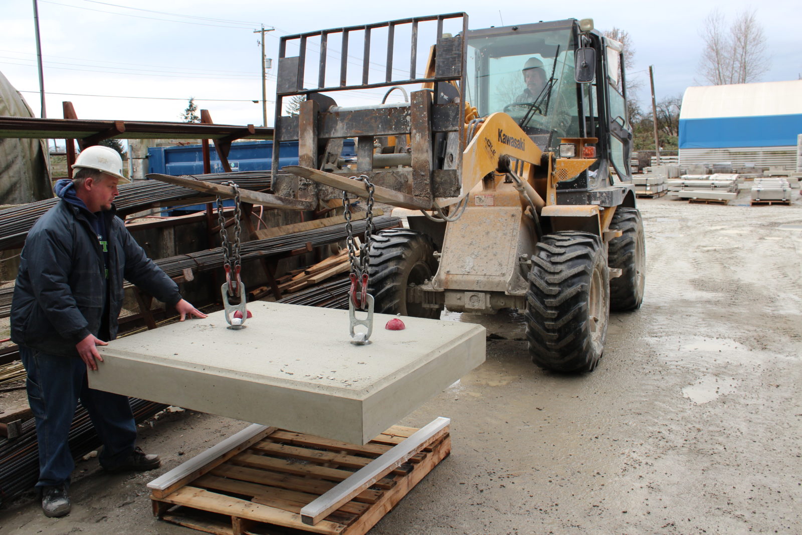 precast concrete vault slabs Surrey BC Sanderson Concrete