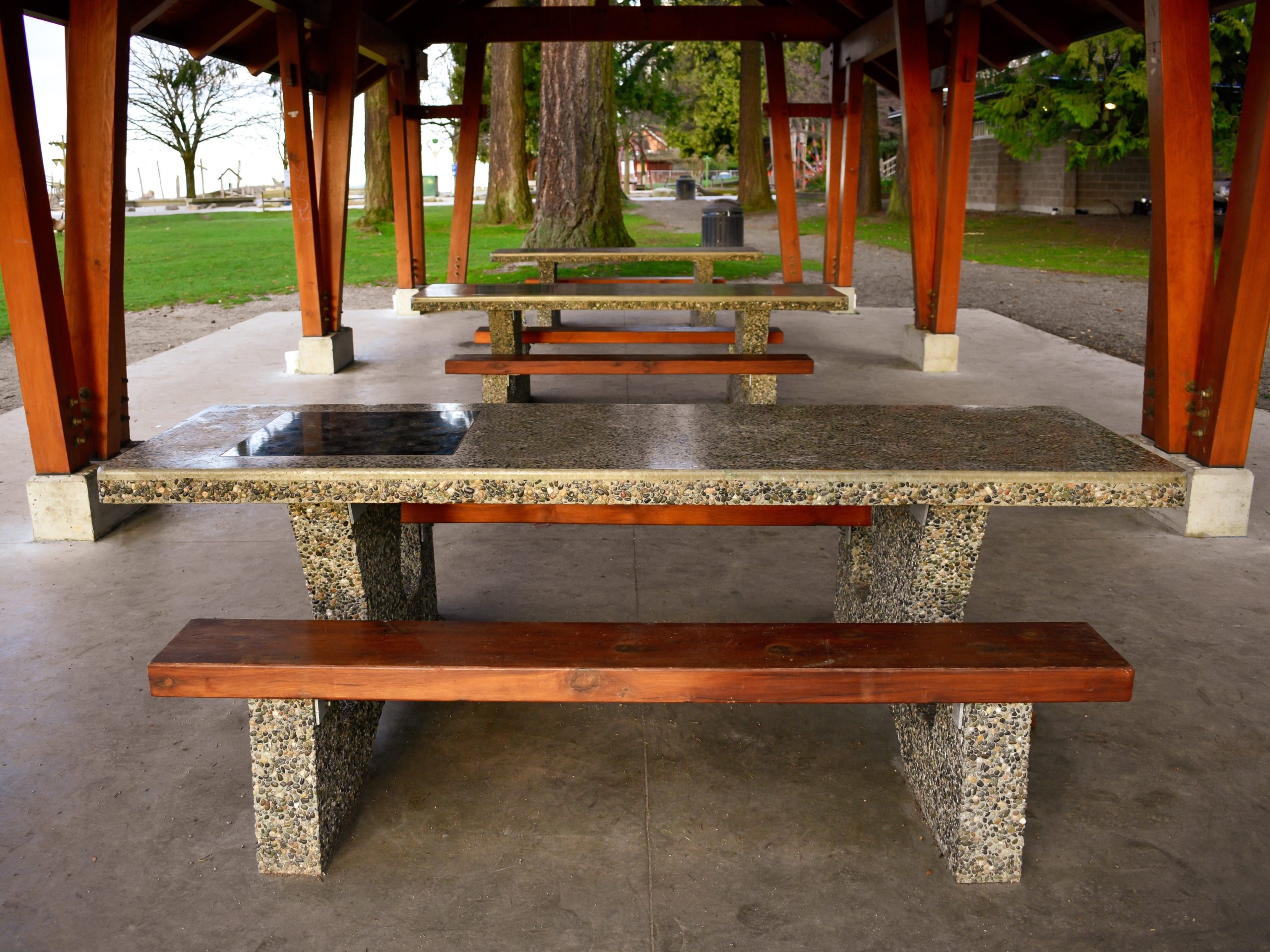Columbia Picnic Table - Precast Concrete - Sanderson Concrete
