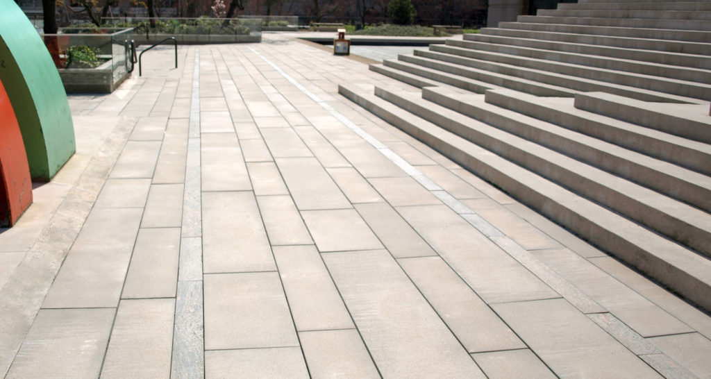 Robson Square precast concrete custom pavers Vancouver BC Sanderson Concrete