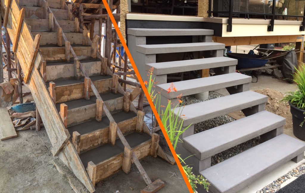 Ready Mix Concrete Steps vs Precast Concrete Stairs | Sanderson Concrete