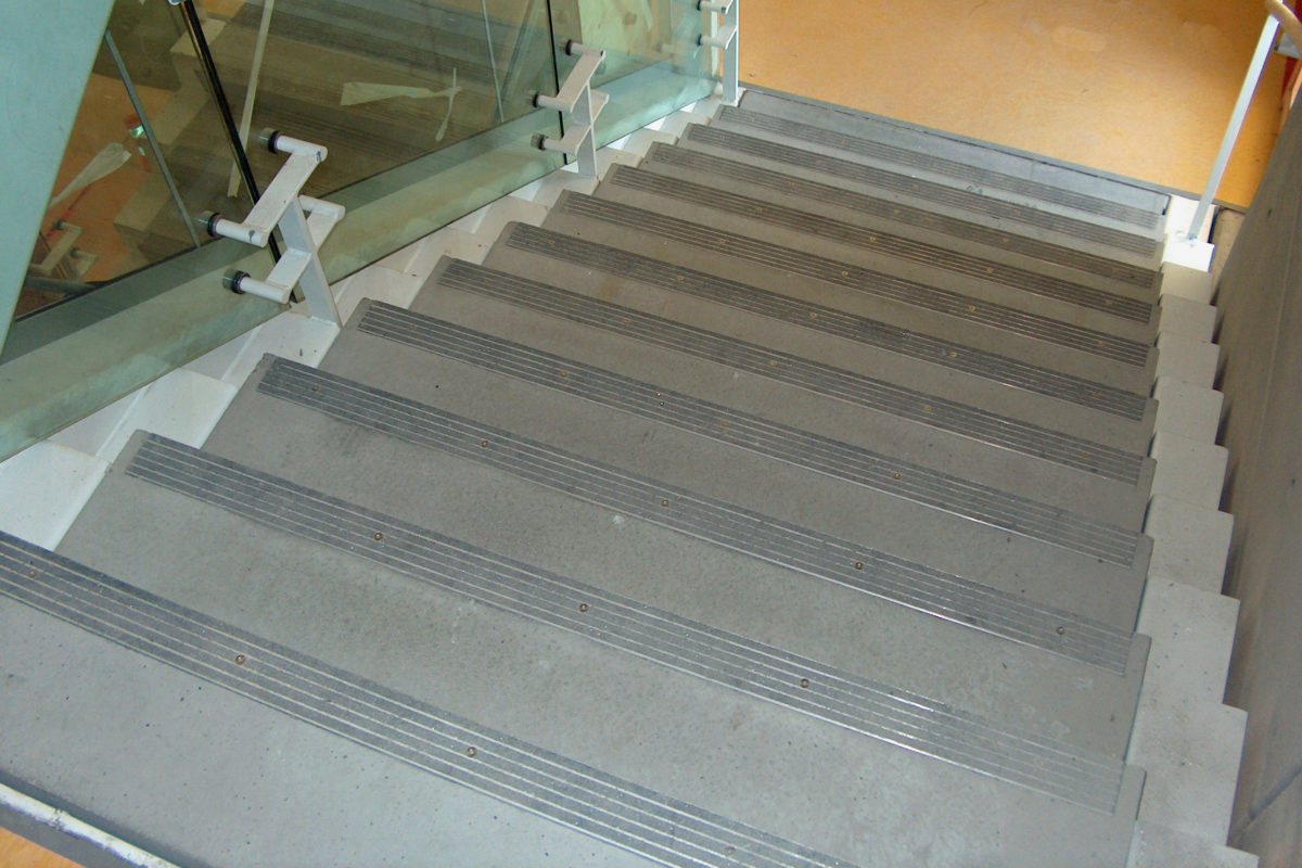 Tactile Nosings for Precast Concrete Stair Treads and Steps Sanderson