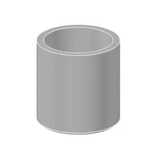 RD3636 round precast concrete planter Surrey BC