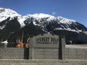 precast concrete custom sign Stewart Bulk Terminals