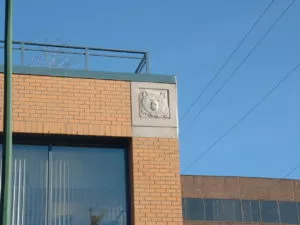 custom precast concrete bear panels Burrard Street @ West 8th Avenue Vancouver