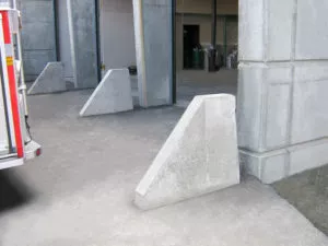 firehall custom precast concrete bollard Vancouver, BC