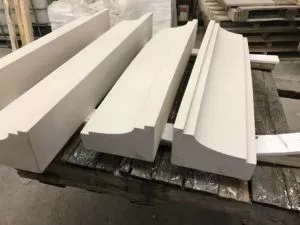 custom precast concrete architectural window trim