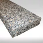 exposed aggregate precast concrete stair tread