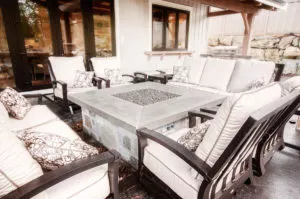 prefab custom fire table slabs, Vancouver, BC