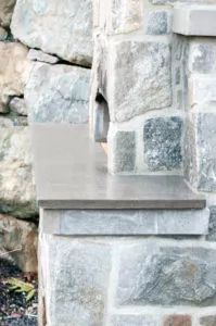 outdoor pizza oven precast polished concrete counter slab, Canada