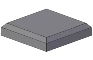 precast concrete flat post cap example