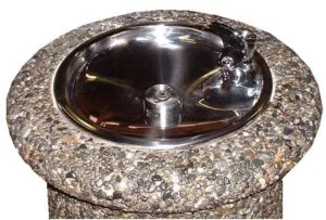 park drinking fountain bowl