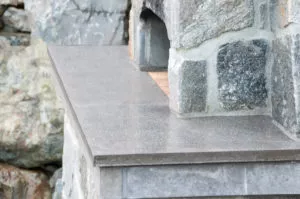 polished custom precast concrete pizza oven stone