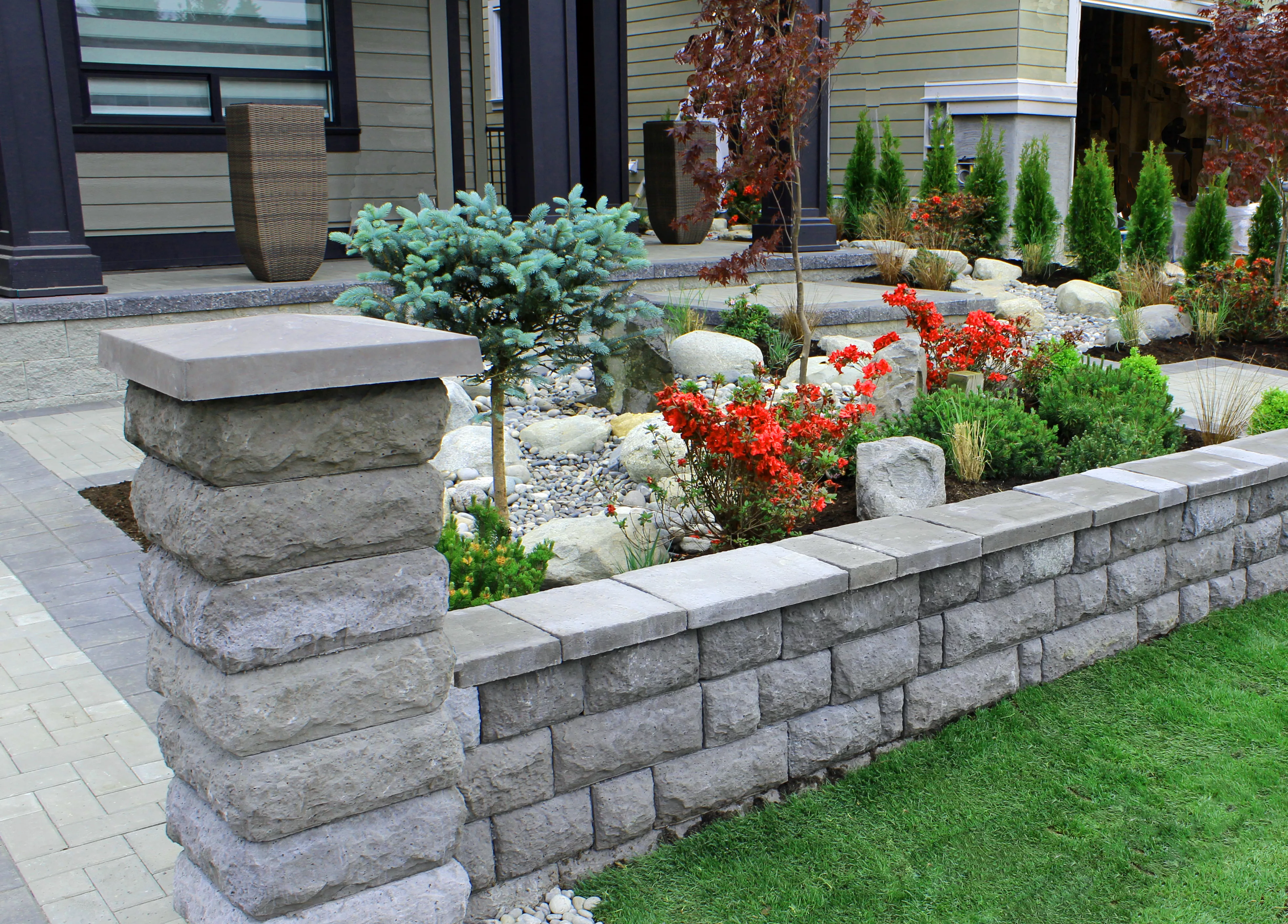 small retaining wall blocks