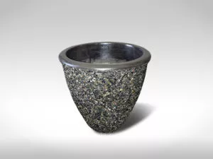tall pot LA6 exposed aggregate precast concrete planter