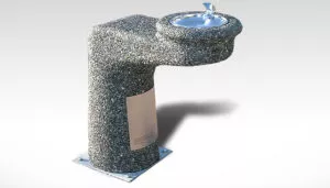 precast concrete accessible drinking fountain