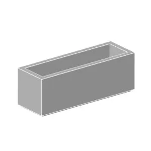 R7224 rectangular precast concrete planter