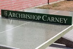 Archbishop Carney Ping Pong Table Nets Sanderson Concrete Surrey BC