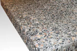 exposed aggregate precast concrete base slab