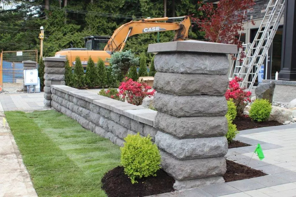 Retaining wall blocks Surrey