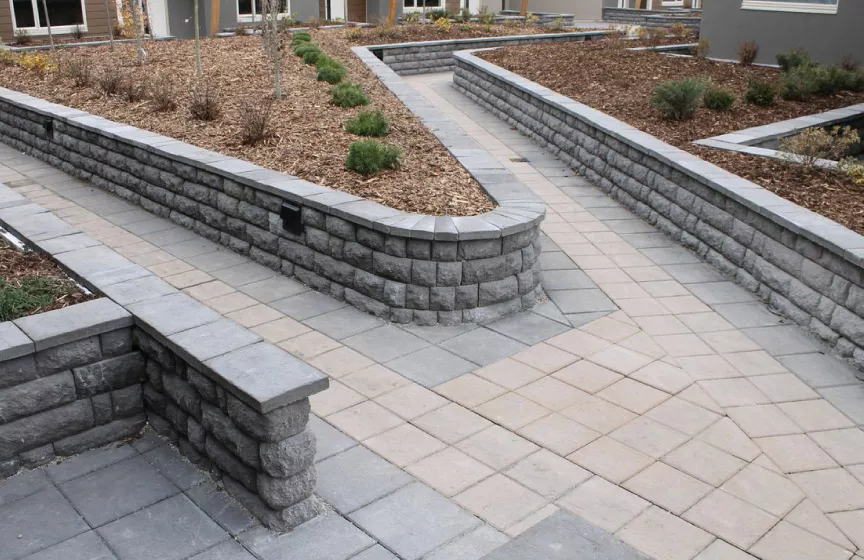 Retaining wall blocks Surrey