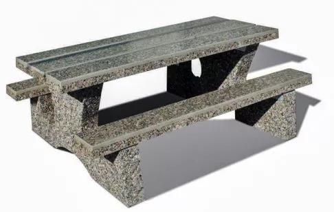 precast concrete picnic table