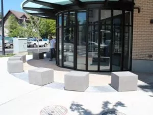 decorative precast concrete barrier