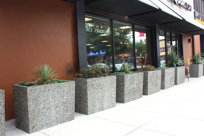 precast concrete decorative barrier