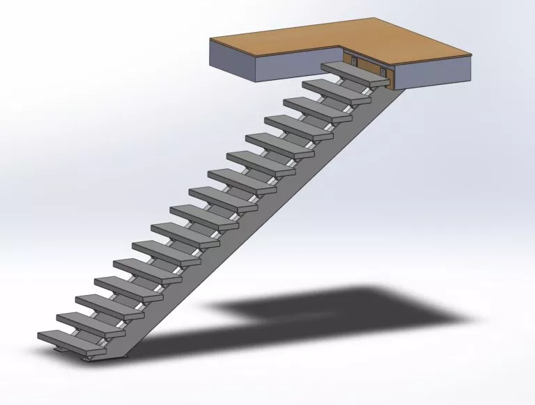 Custom precast concrete steps with reinforced design for outdoor commercial and landscape applications
