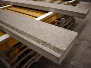 Grey Precast Concrete Stair tread