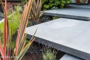 grey pavers