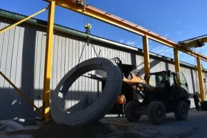 Moscone donut precast planter