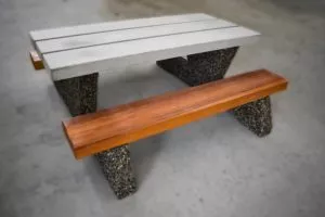 Pacific Picnic Table with Cedar Benches