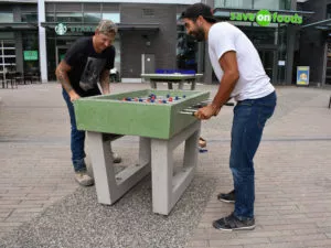 Precast concrete Foosball