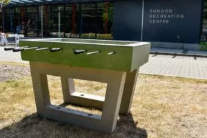 precast concrete foosball