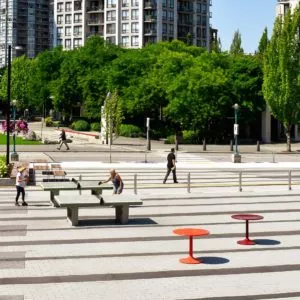 monolithic ping pong table