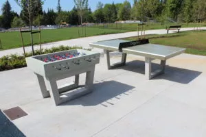 Precast concrete Foosball