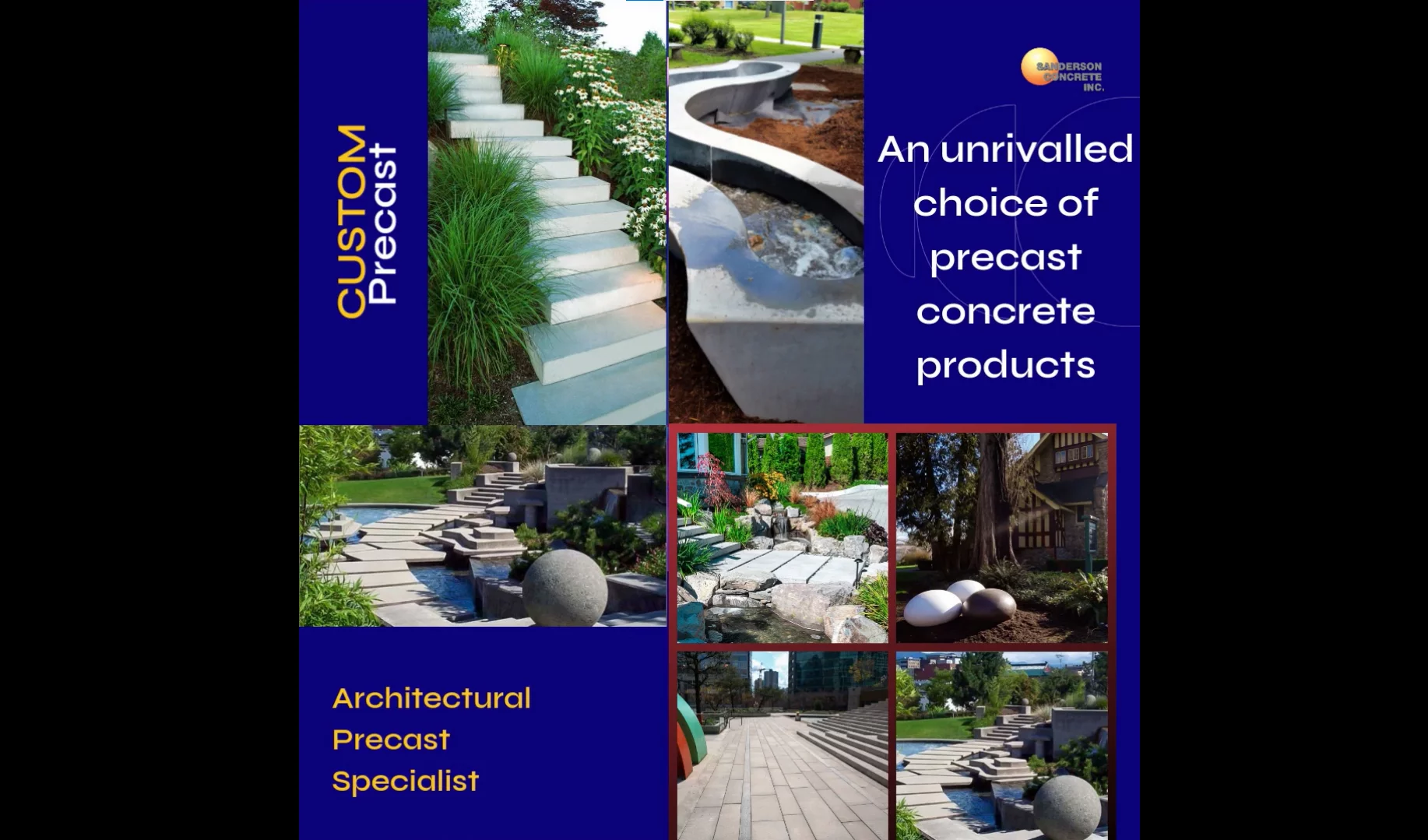 Sanderson Concrete Landscape Products