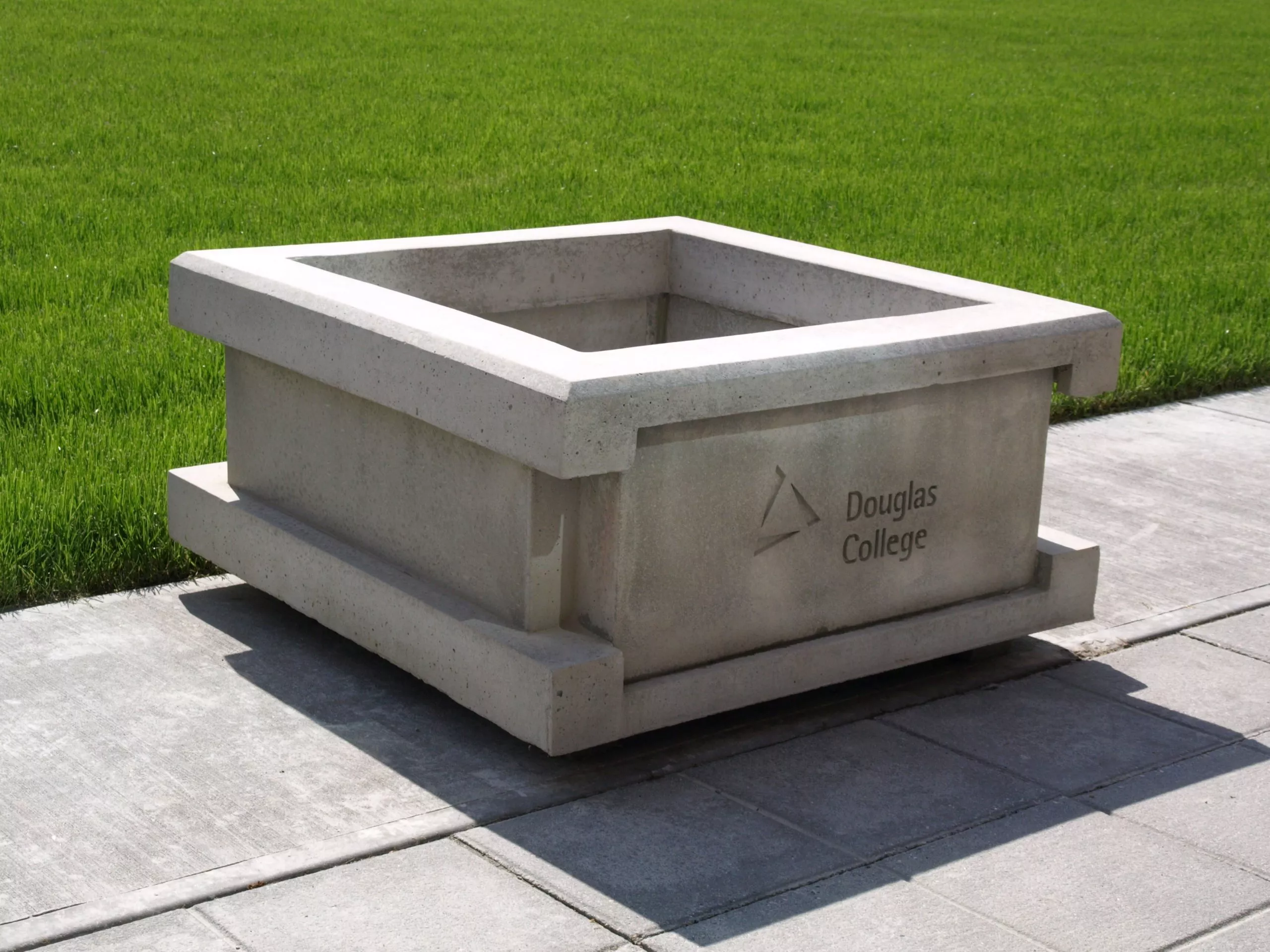 Douglas college precast planter