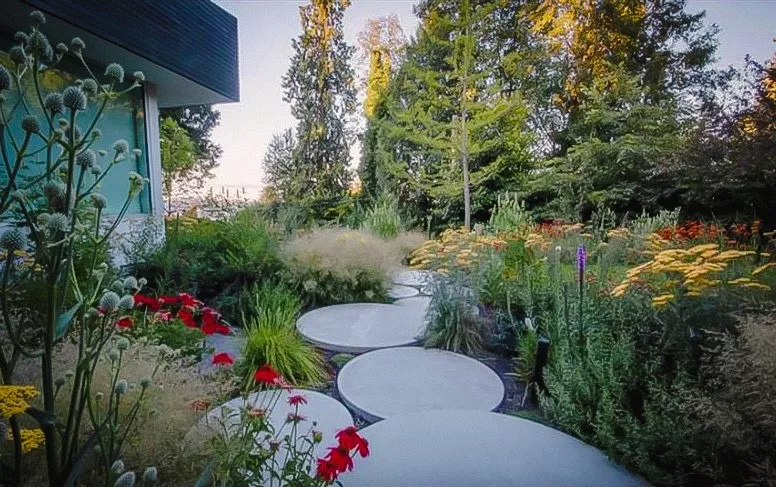 Large concrete pavers and slabs