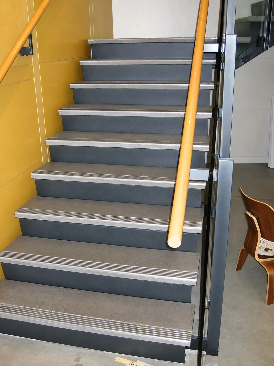 Custom precast concrete steps manufactured for project-specific requirements