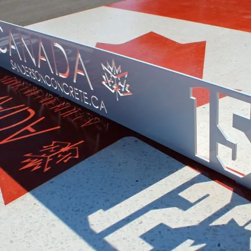 Yes, you can customize your concrete ping pong table