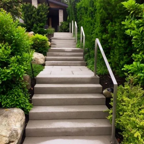 A new set of precast concrete stairs in less than a day